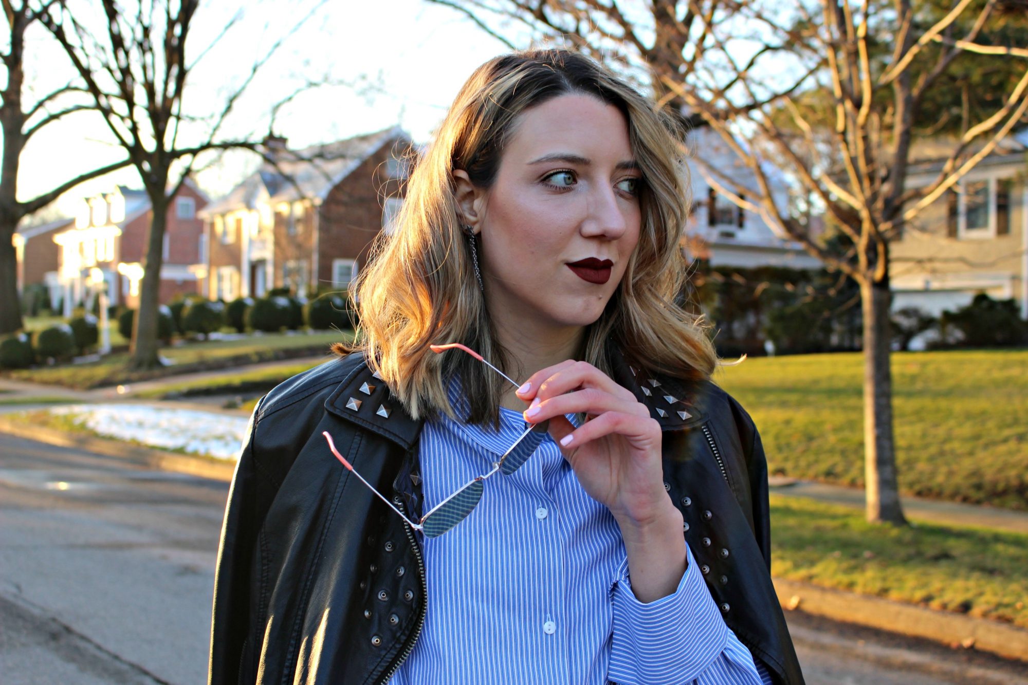 Blue Striped Shirt Trend