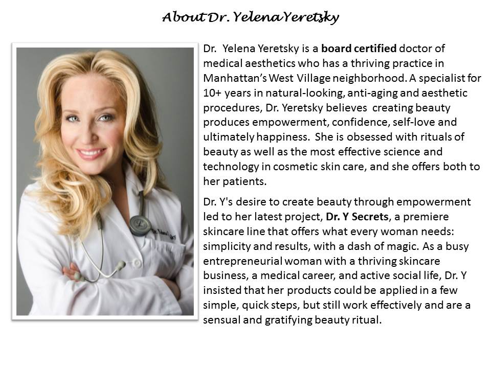 Dr. Yelena Yeretsky